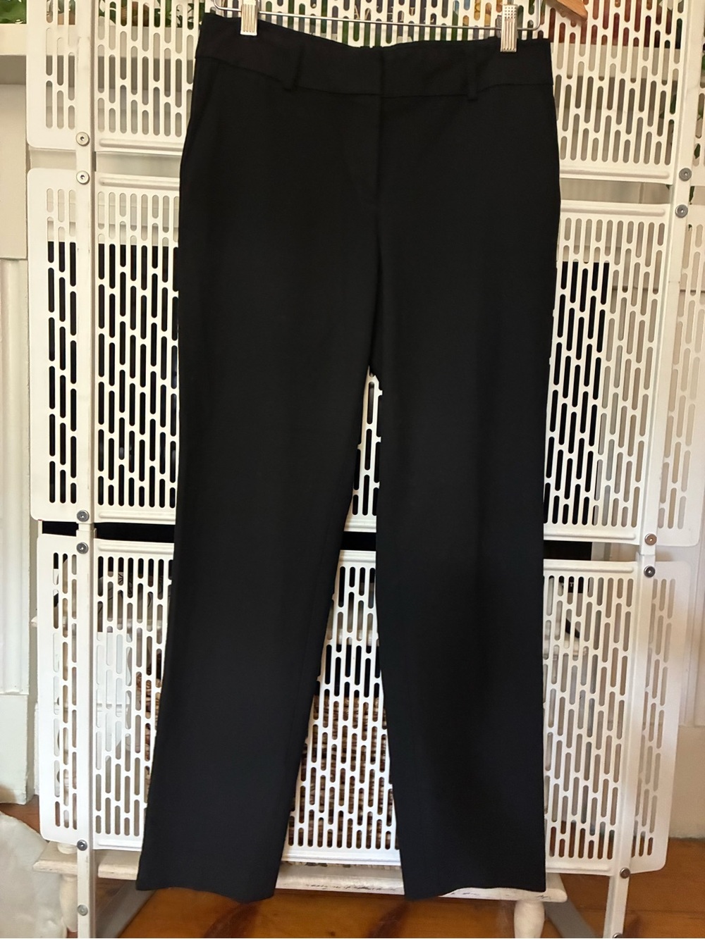 Ann Taylor Black Women's Straight-Leg Dress Pants